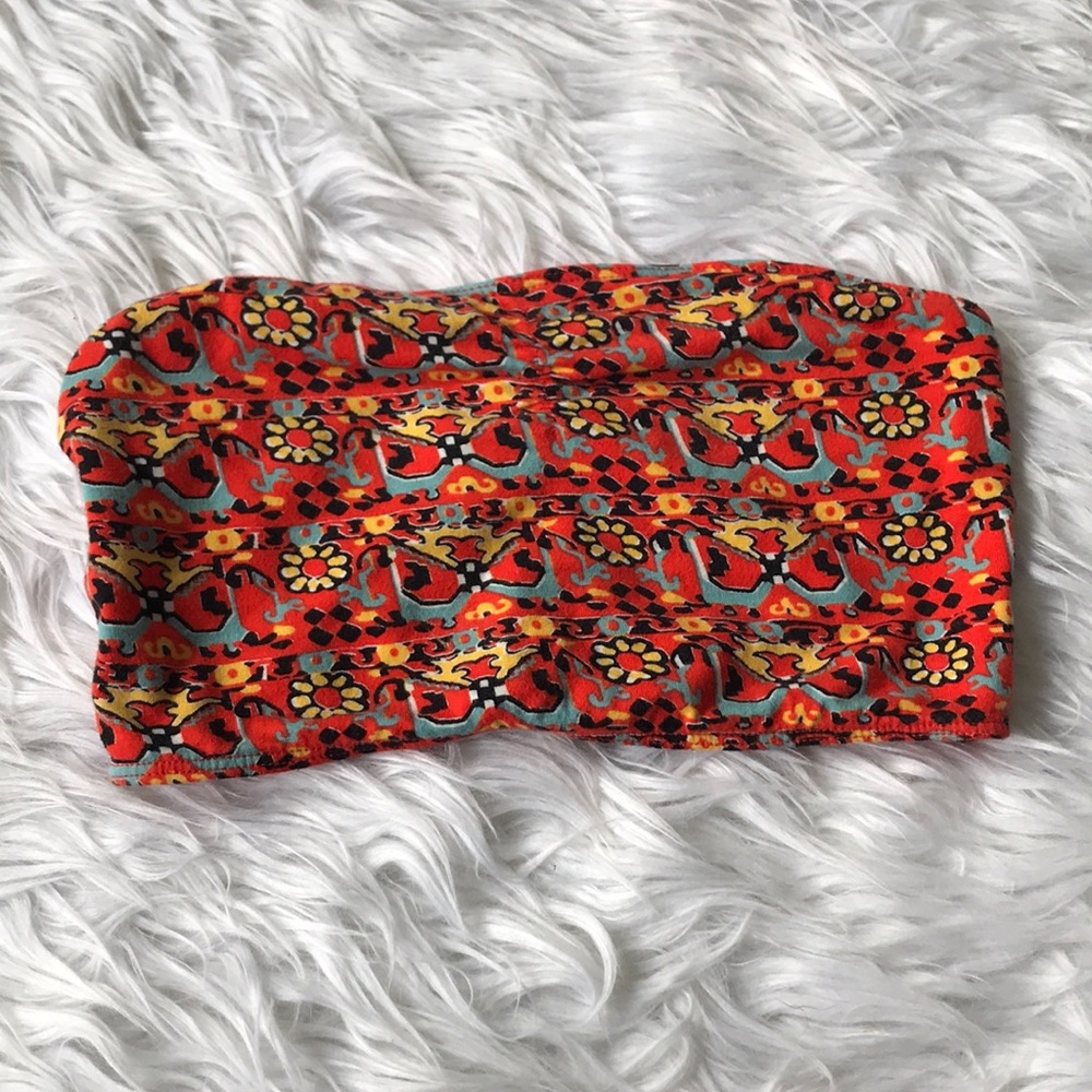 Nollie Printed Bandeau Top